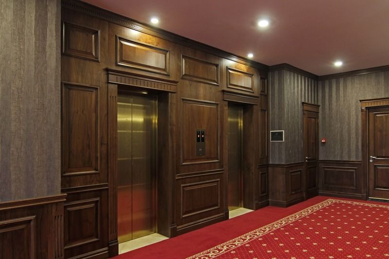 Orion Hotel Bishkek Exterior foto 3D rendering of a hotel lobby