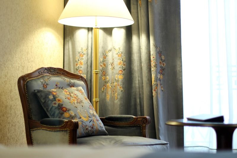 Orion Hotel Bishkek Exterior foto Curtains and upholstery